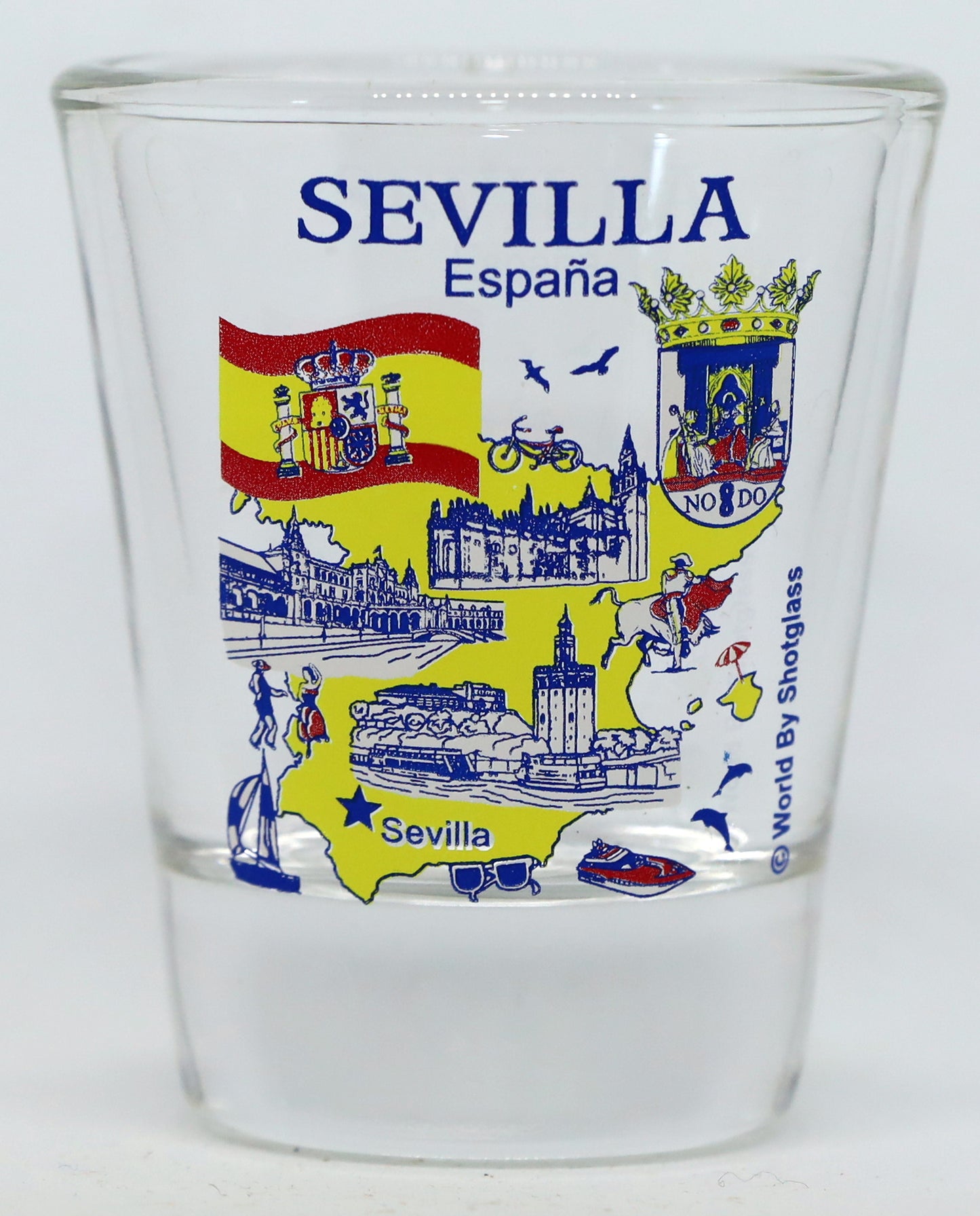 Spain Souvenir Boxed Shot Glass Set (Set of 6)