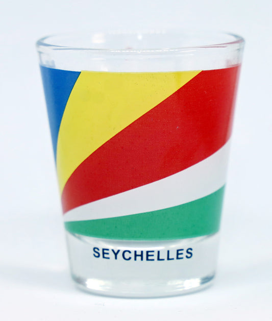 Seychelles Flag Shot Glass