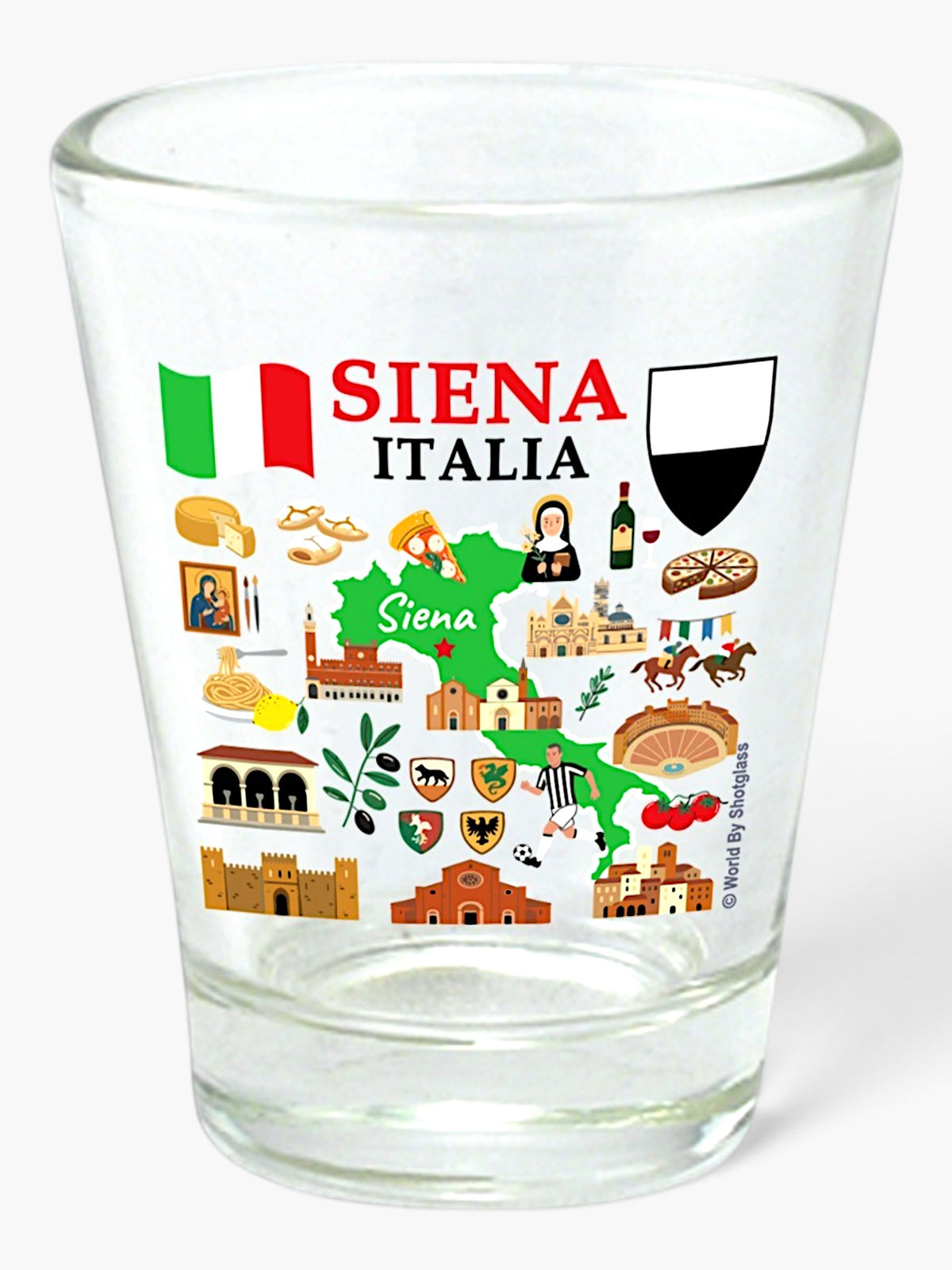 Siena Italy Great Italian Cities Collection Shot Glass