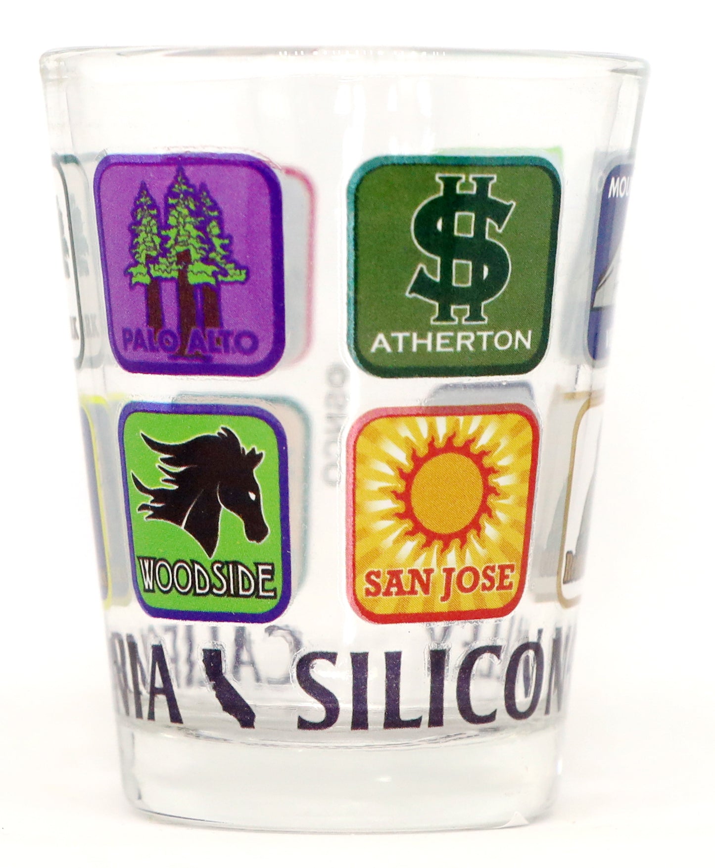 Silicon Valley California App Shot Glass