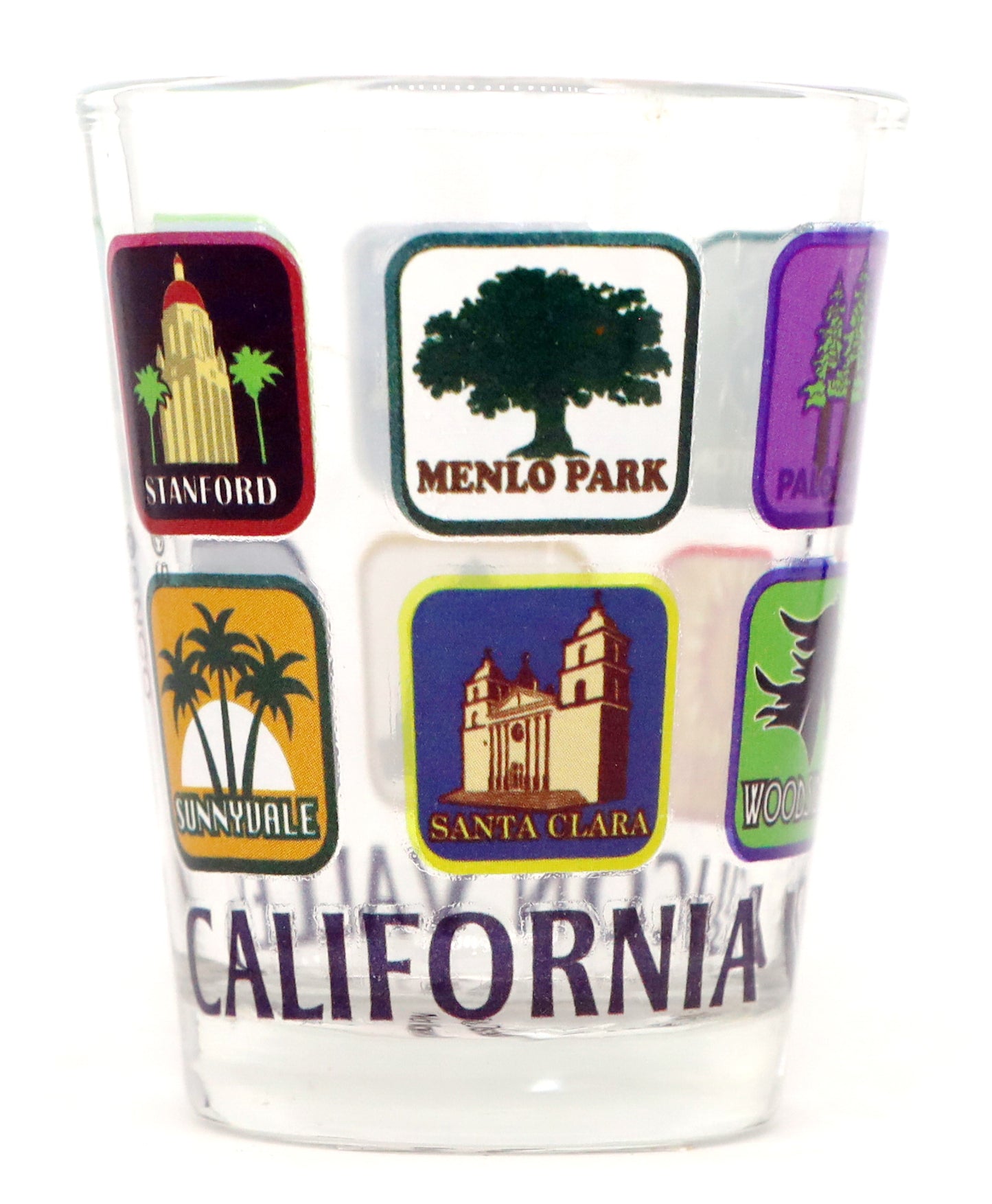 Silicon Valley California App Shot Glass