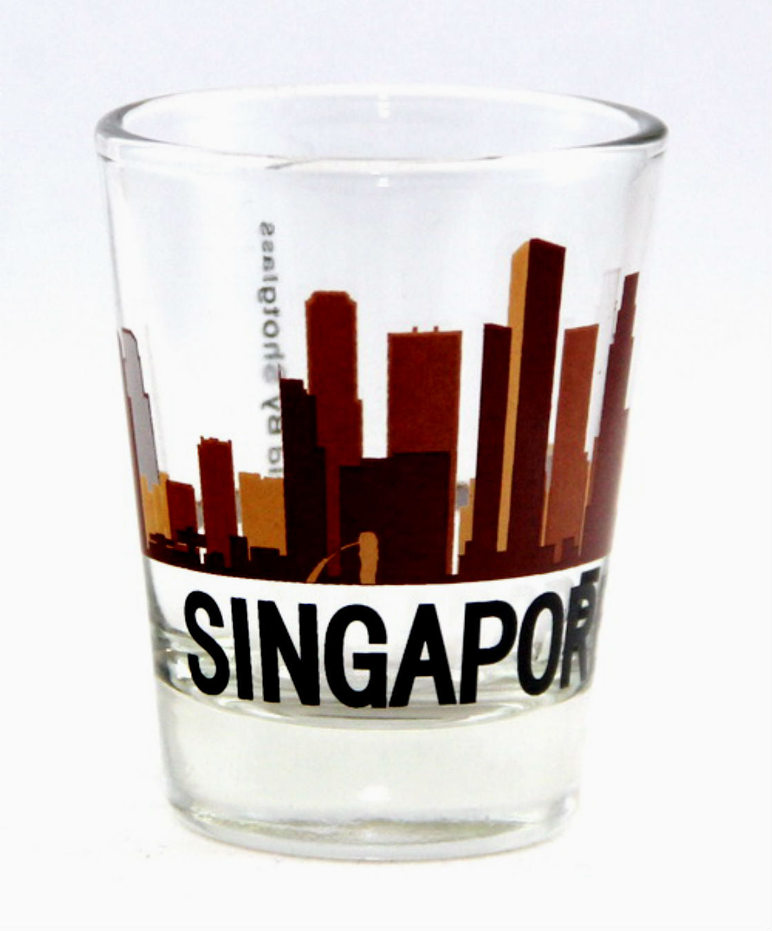 Singapore Sunset Skyline Shot Glass