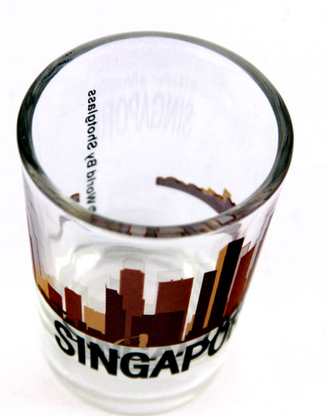 Singapore Sunset Skyline Shot Glass