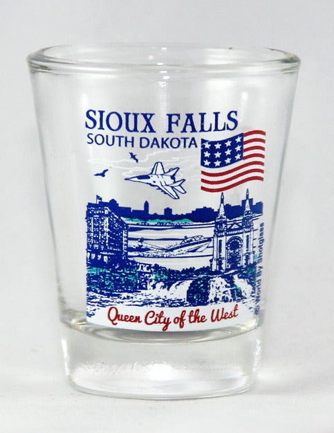 Sioux Falls South Dakota Great American Cities Collection Shot Glass