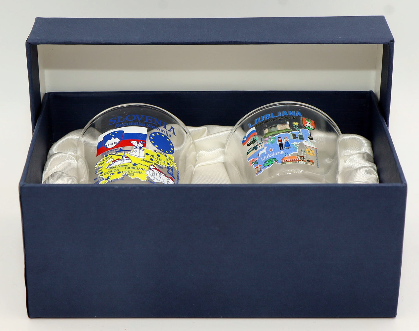 Slovenia Souvenir Boxed Shot Glass Set (Set of 2)