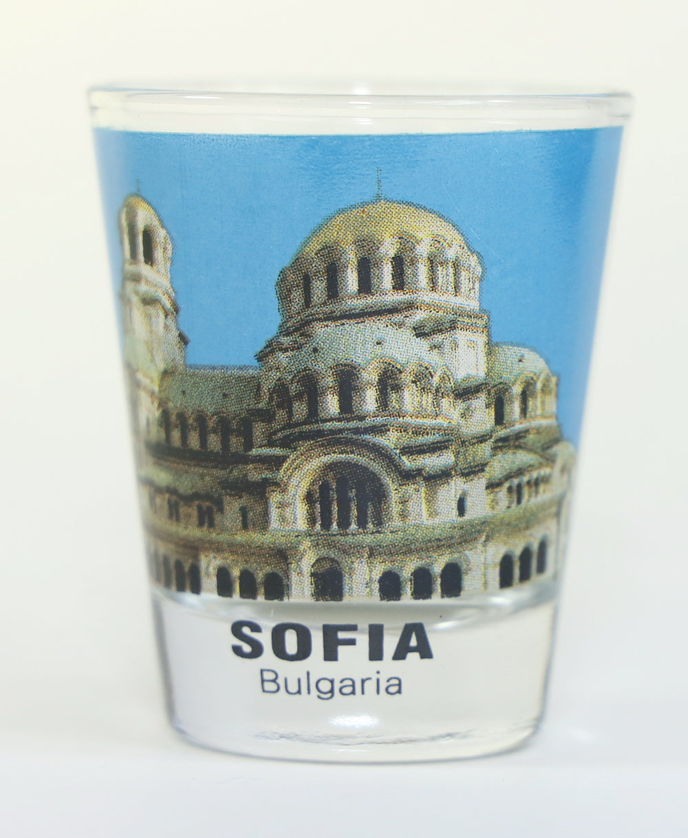 Sofia Bulgaria Alexander Nevsky Cathedral Shot Glass