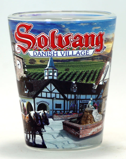 Solvang Danish Village California Photo Shot Glass