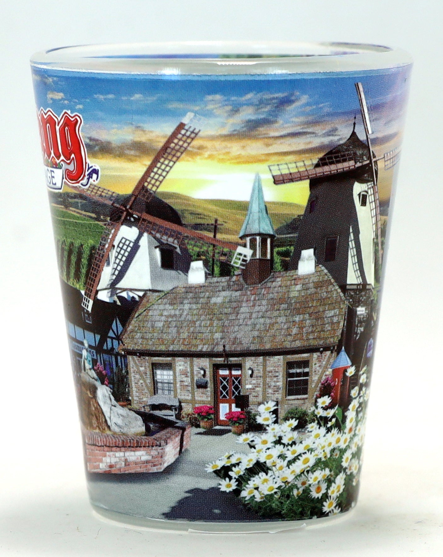 Solvang Danish Village California Photo Shot Glass