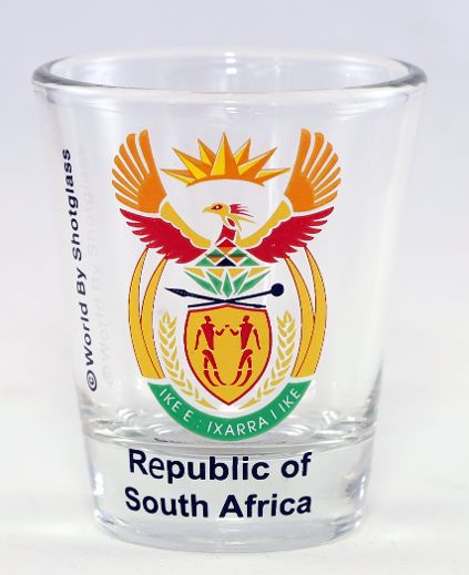 South Africa (RSA) Coat Of Arms Shot Glass