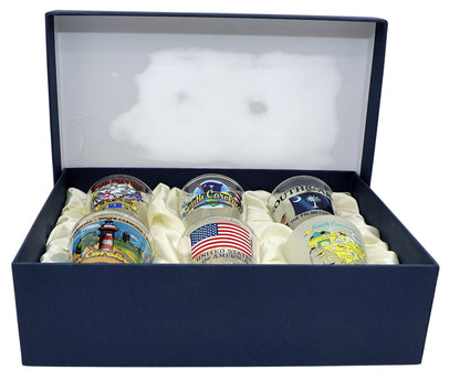 South Carolina United States USA Souvenir Boxed Shot Glass Set (Set of 6)