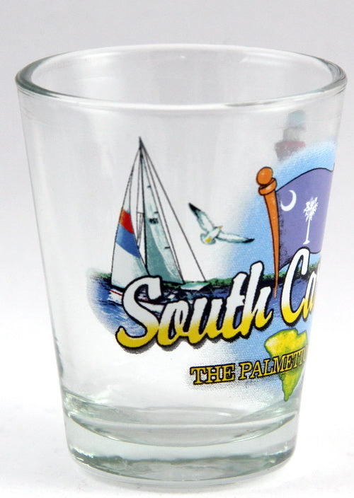 South Carolina Palmetto State Elements Shot Glass