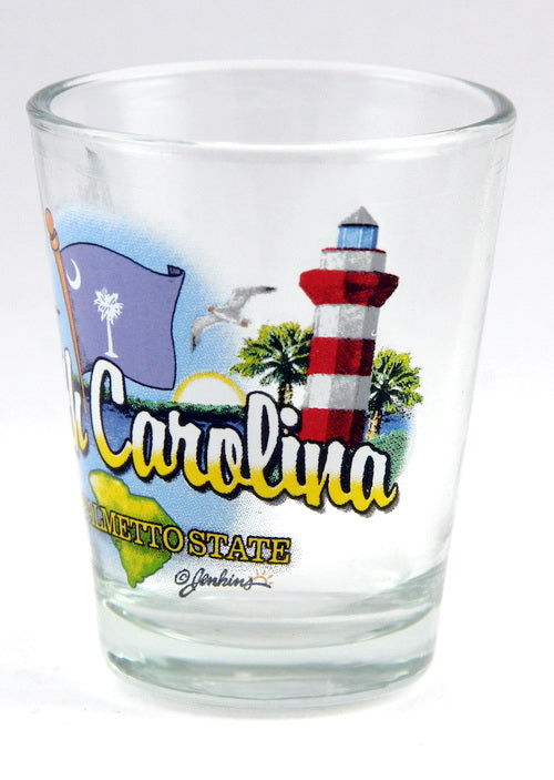 South Carolina Palmetto State Elements Shot Glass