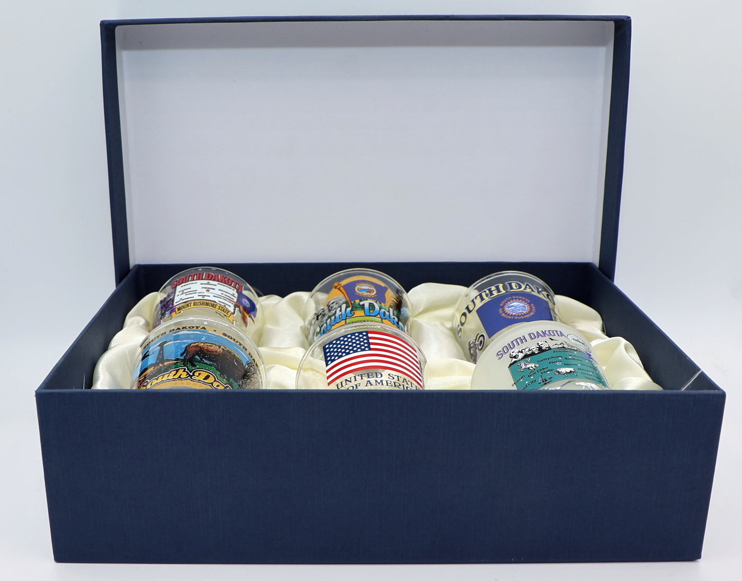 South Dakota United States USA Souvenir Boxed Shot Glass Set (Set of 6)
