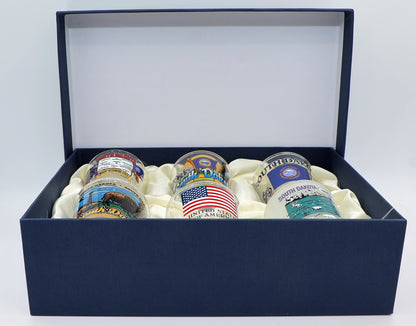 South Dakota United States USA Souvenir Boxed Shot Glass Set (Set of 6)