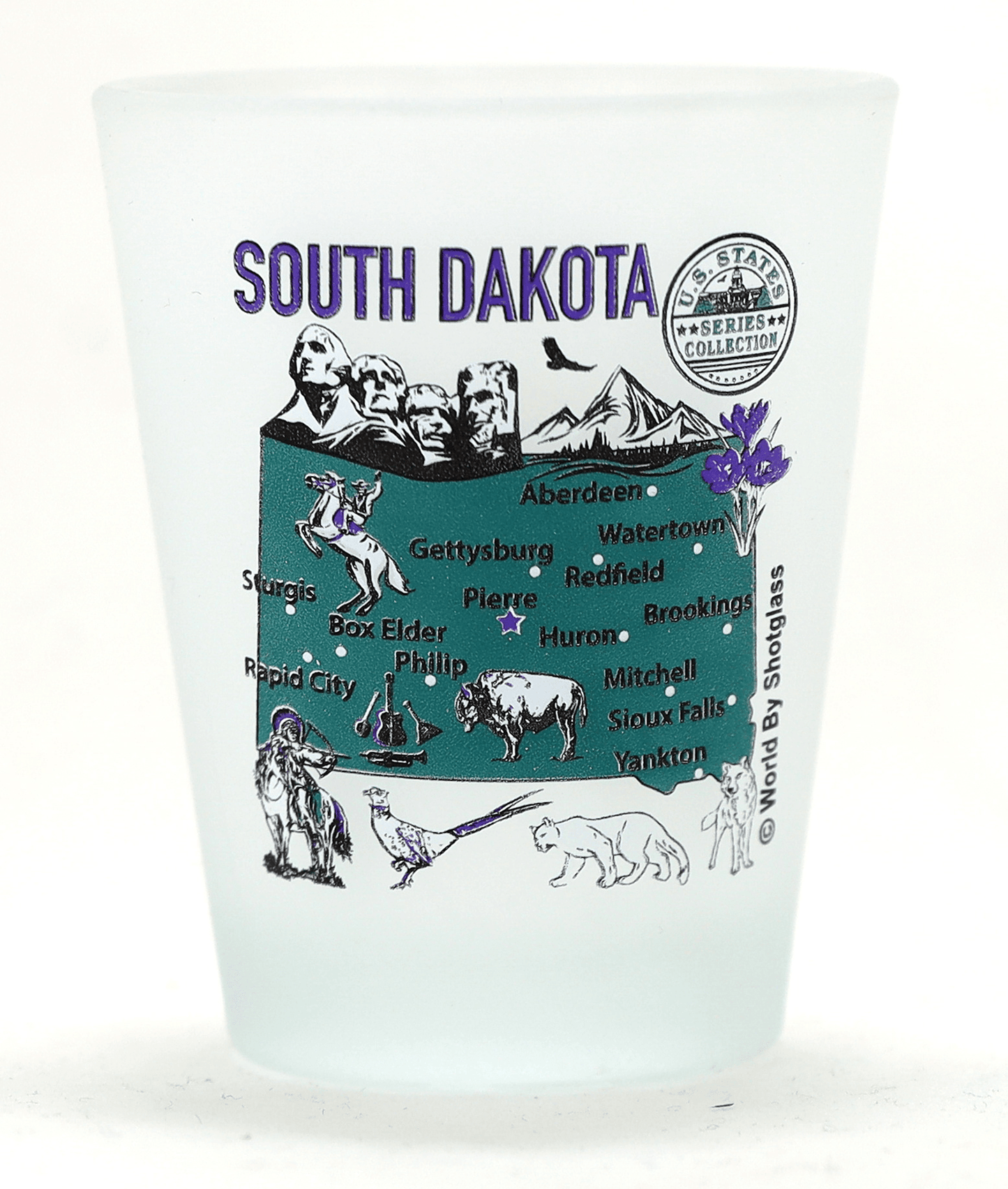 South Dakota United States USA Souvenir Boxed Shot Glass Set (Set of 6)