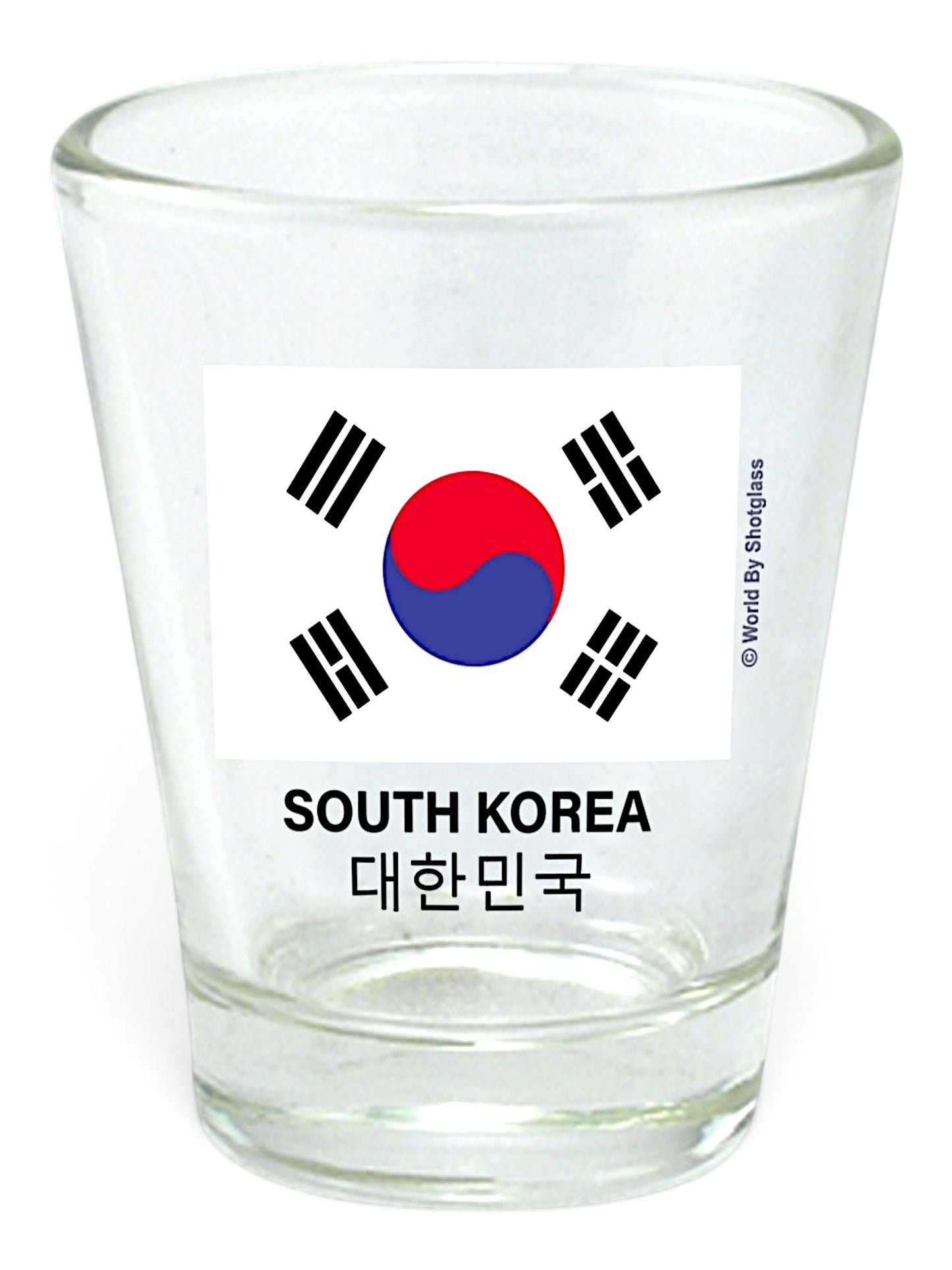 South Korea Flag Shot Glass