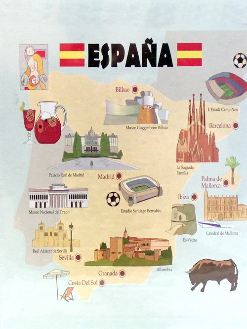 Spain Embossed Photo Album 100 Photos / 4x6