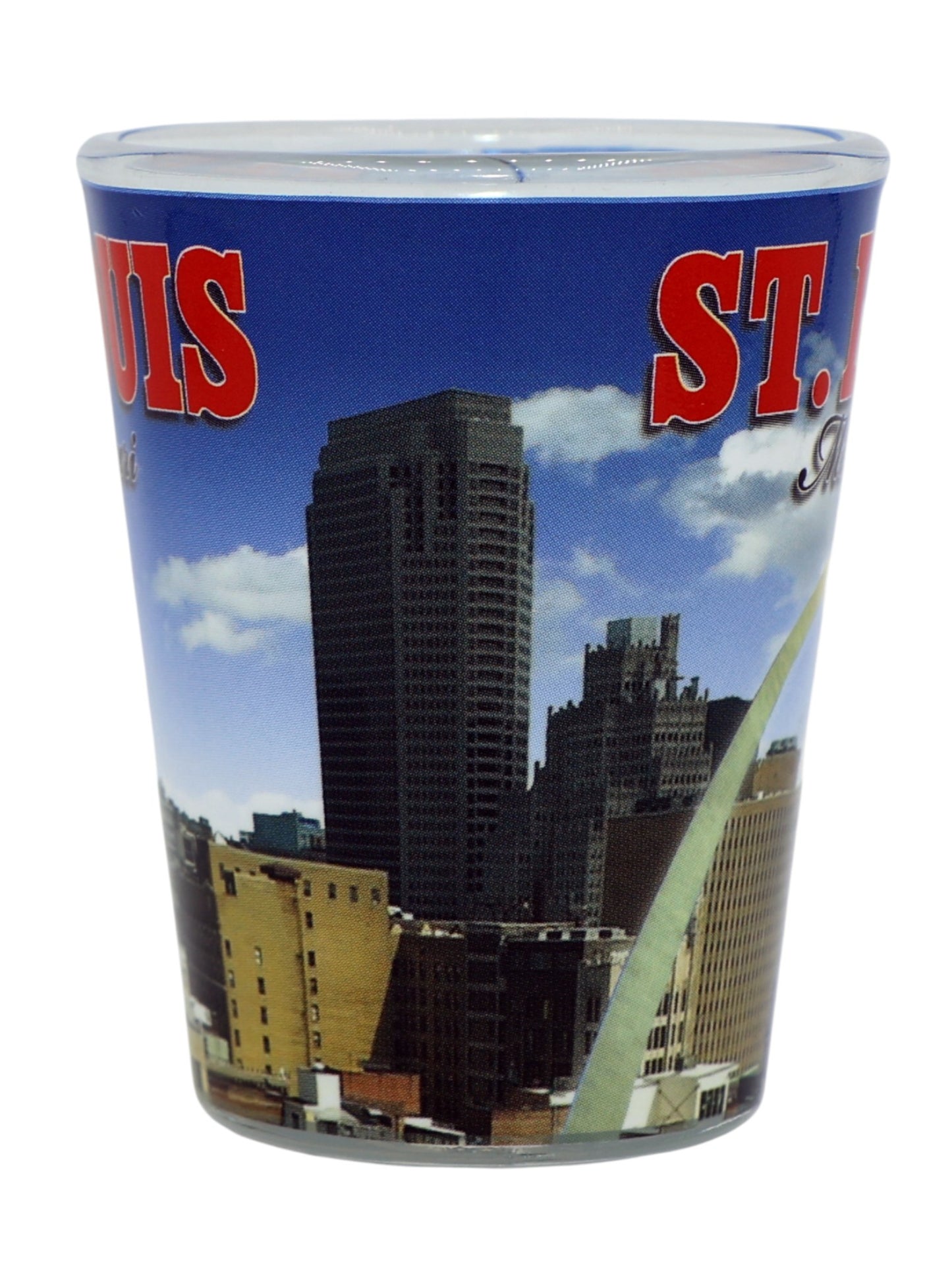 St. Louis Missouri Clear Day Skyline Shot Glass