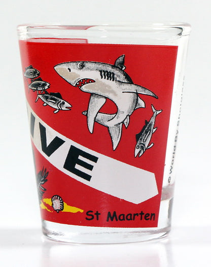 St. Martin Dive Marine Life Shot Glass