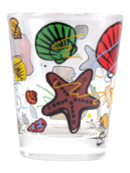 St. Martin Sea Shells Shot Glass