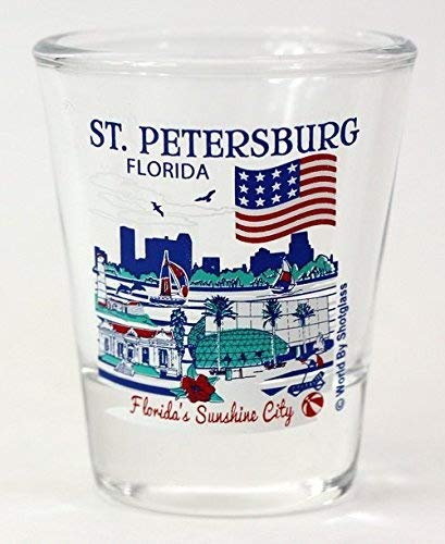 St. Petersburg Florida Great American Cities Collection Shot Glass