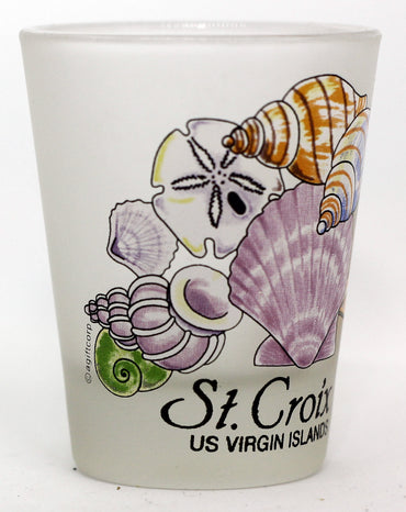 St. Croix US Virgin Islands Sea Shells Caribbean Shot Glass