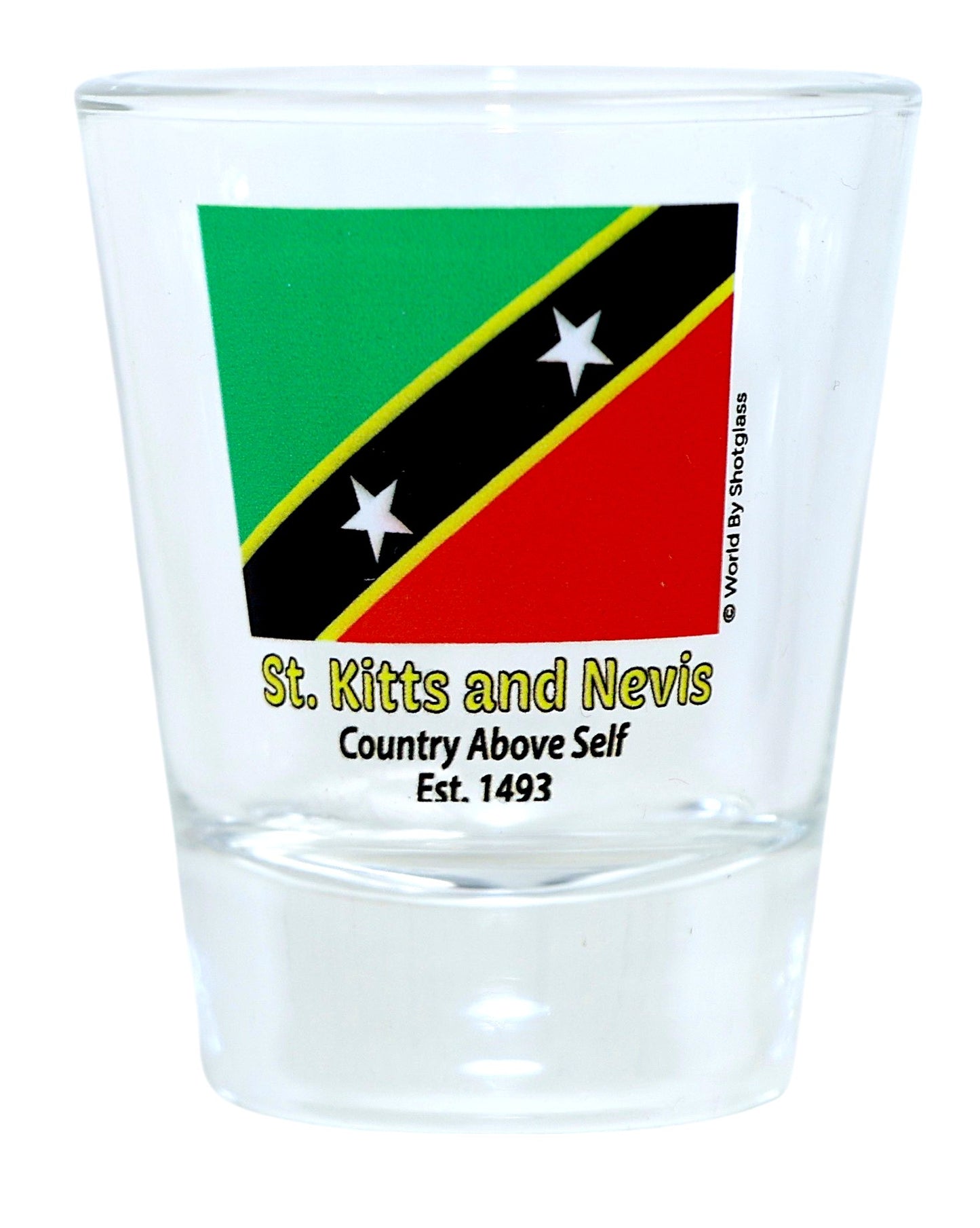 St.Kitts and Nevis Flag Shot Glass