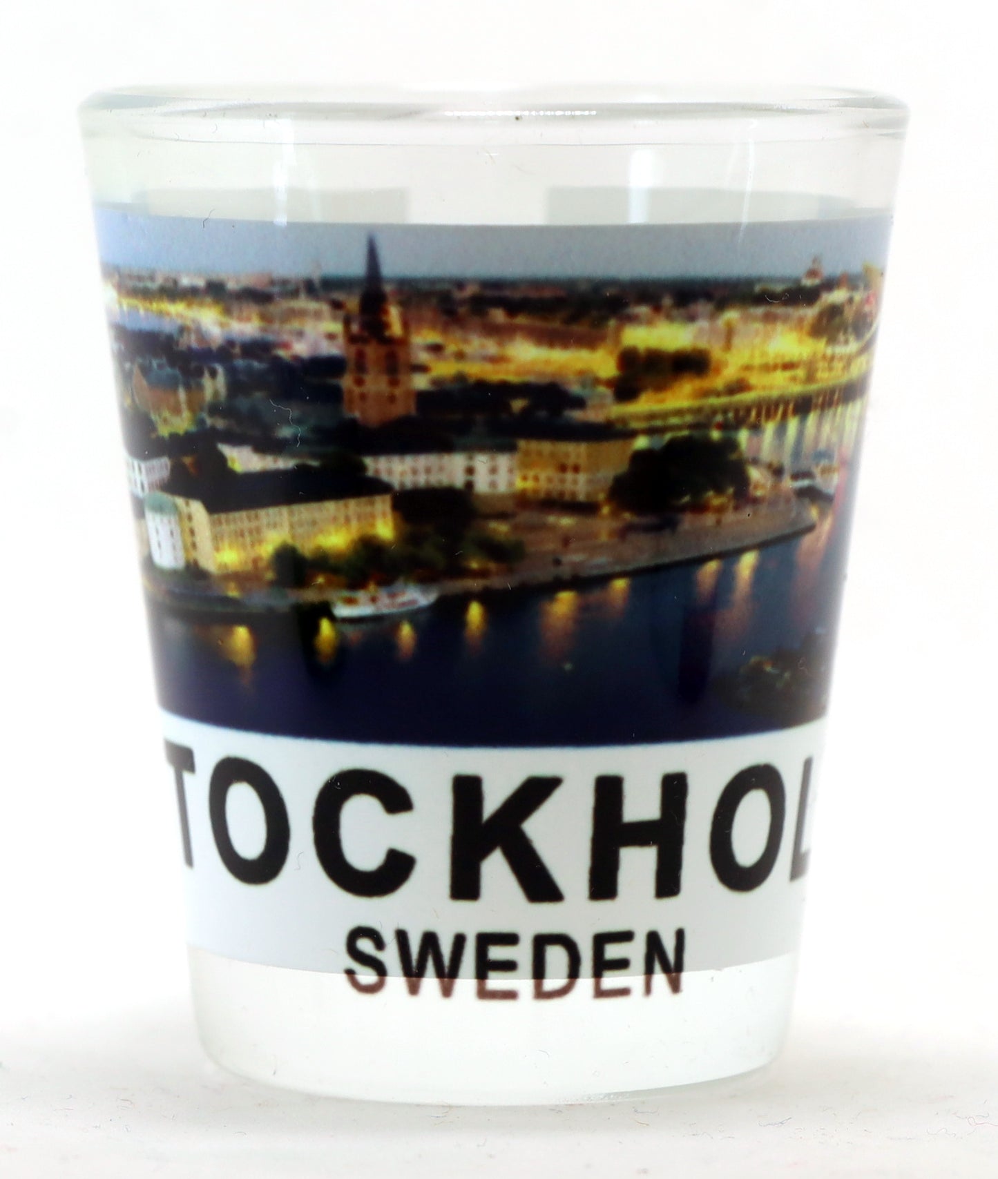 Stockholm Sweden Harbor View Shot Glass