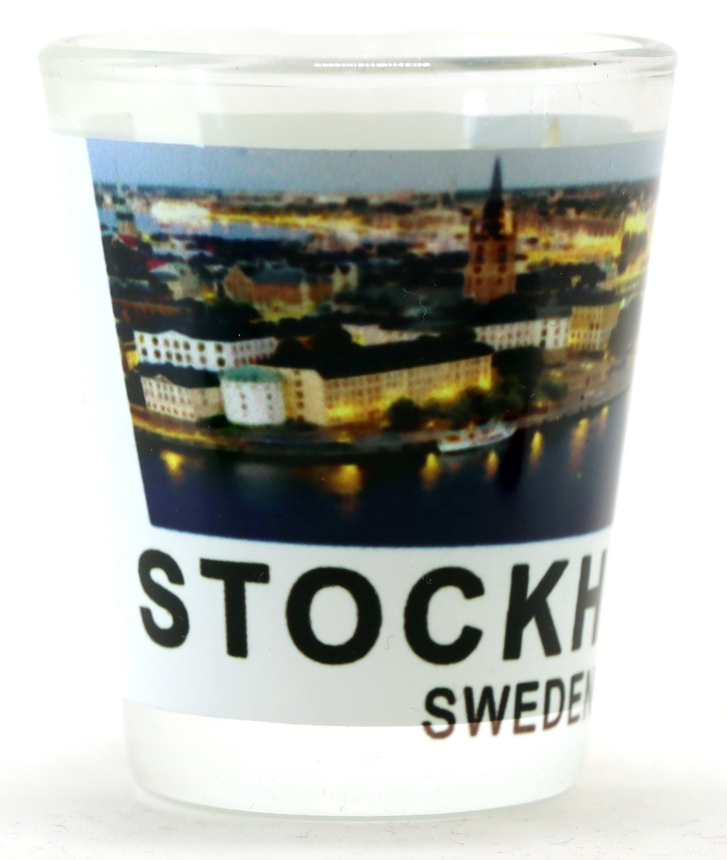 Stockholm Sweden Harbor View Shot Glass