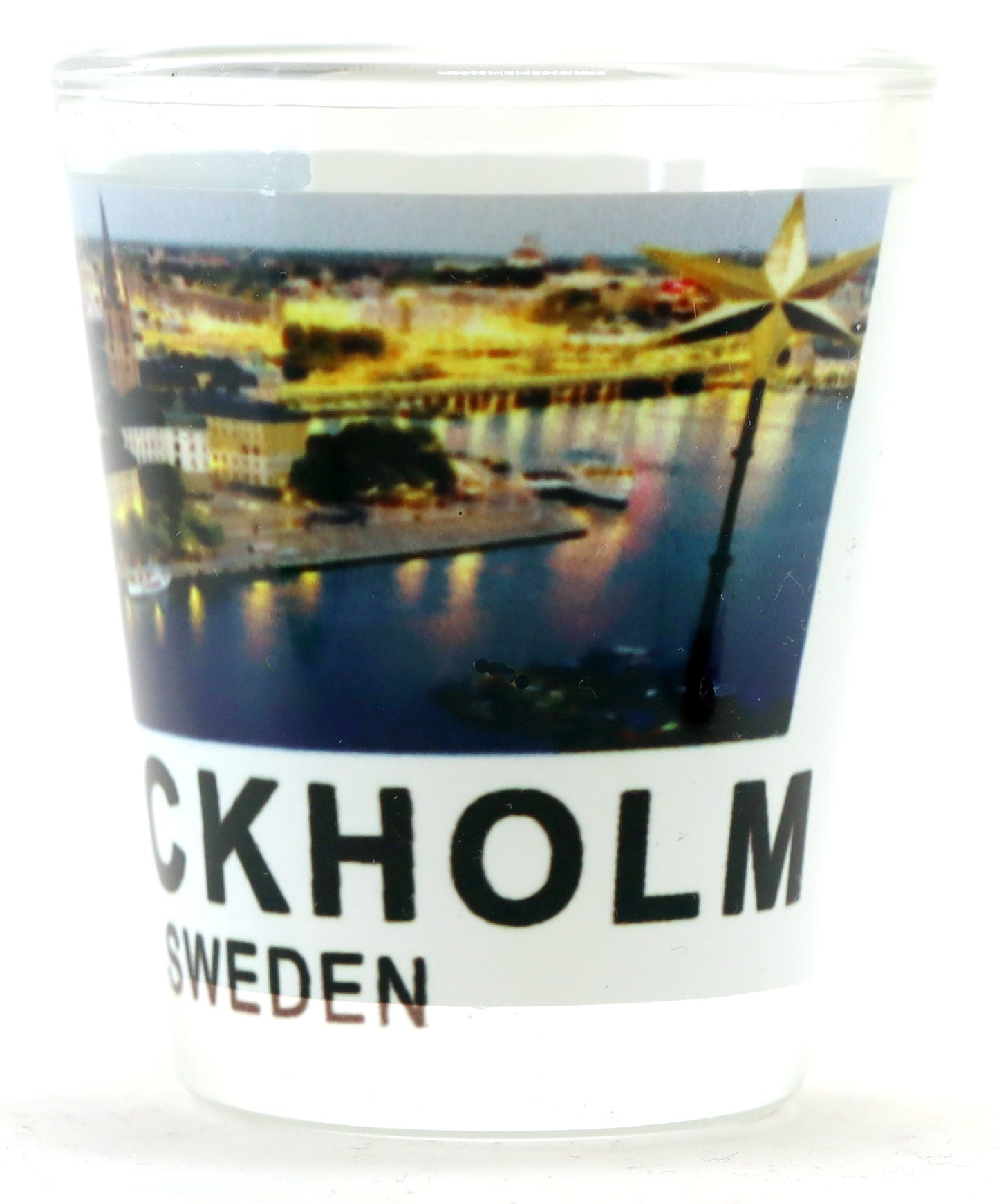 Stockholm Sweden Harbor View Shot Glass