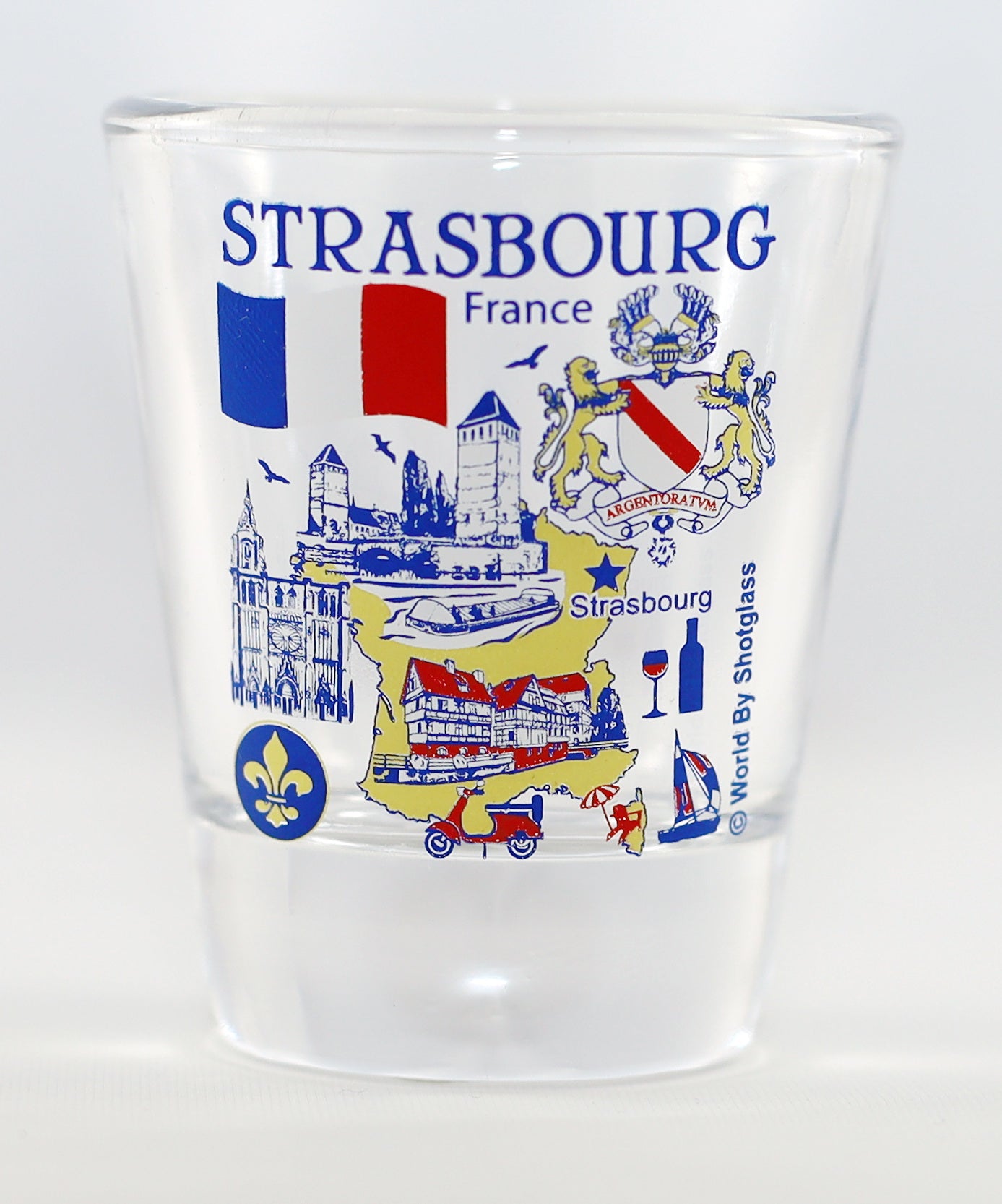France Souvenir Boxed Shot Glass Set (Set of 6)