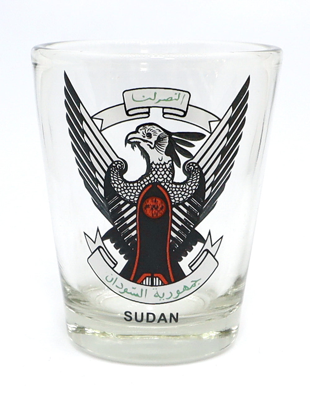 Sudan Coat Of Arms Shot Glass