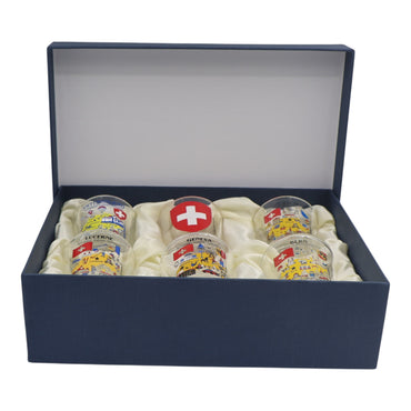 Switzerland Souvenir Boxed Shot Glass Set (Set of 6)
