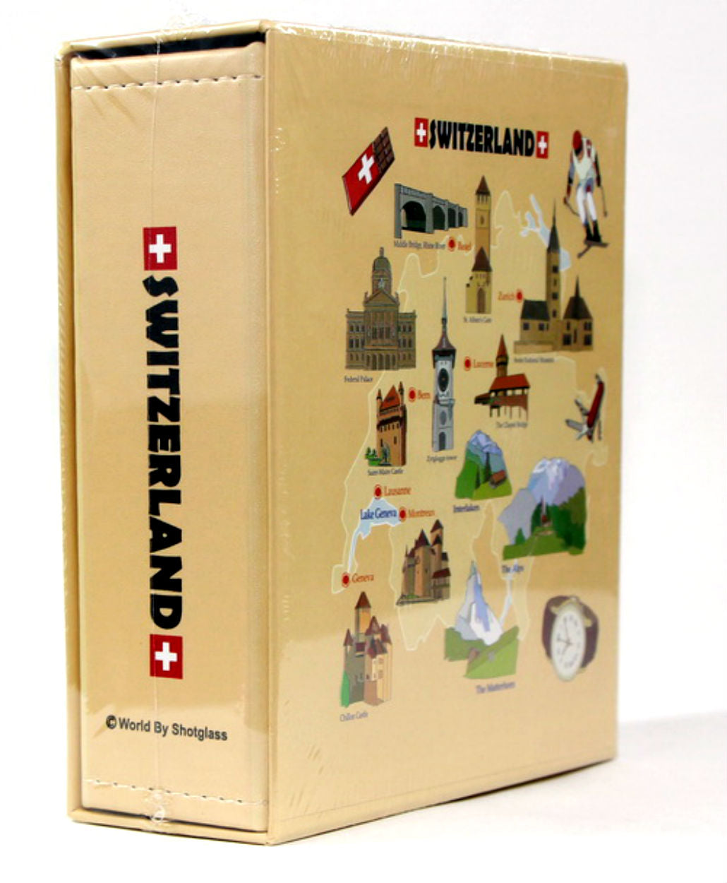 Switzerland Embossed Photo Album 100 Photos / 4x6