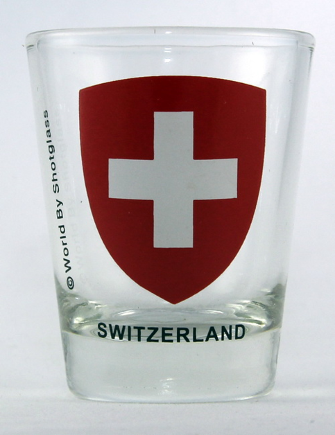 Switzerland Flag Shot Glass