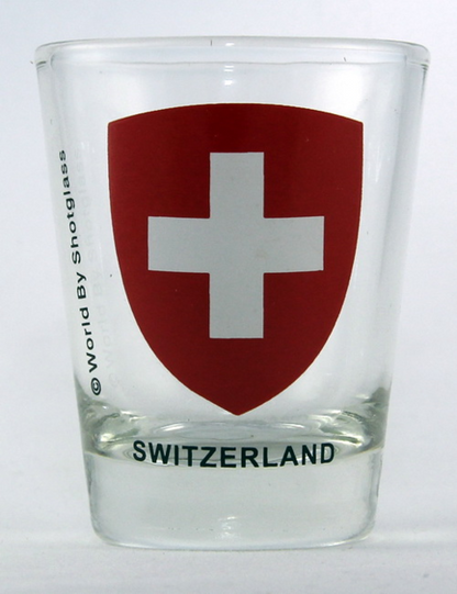 Switzerland Souvenir Boxed Shot Glass Set (Set of 2)