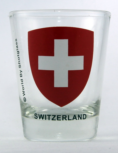 Switzerland Souvenir Boxed Shot Glass Set (Set of 6)