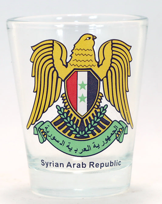 Syria Coat Of Arms Shot Glass