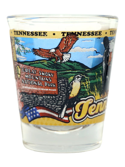 Tennessee State Wraparound Shot Glass