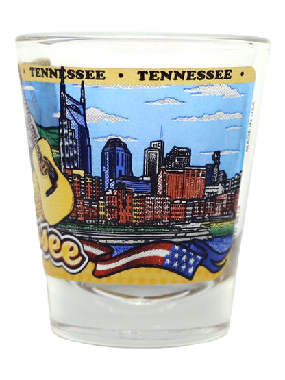 Tennessee State Wraparound Shot Glass