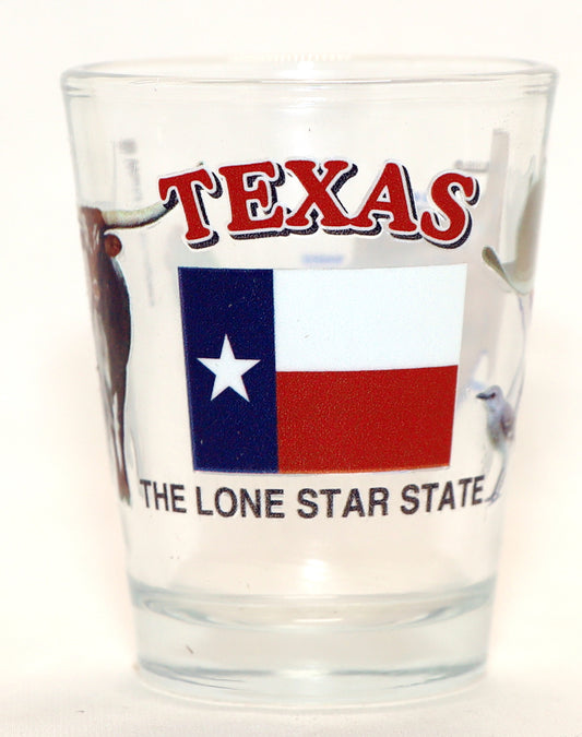 Texas The Lone Star State All-American Collection Shot Glass