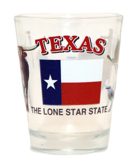 Texas United States USA Souvenir Boxed Shot Glass Set (Set of 6)