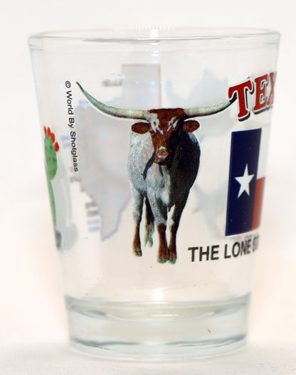 Texas The Lone Star State All-American Collection Shot Glass