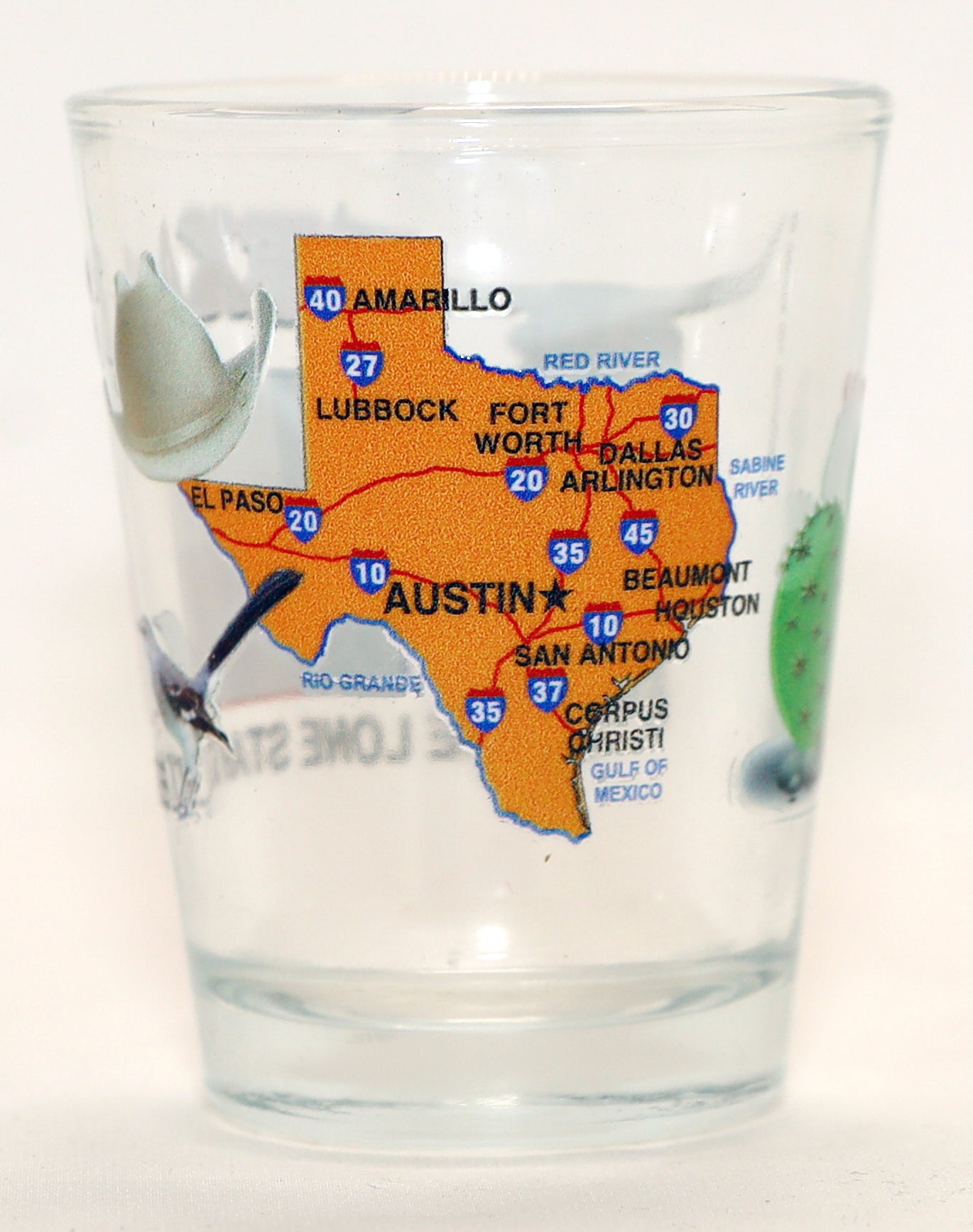 Texas The Lone Star State All-American Collection Shot Glass