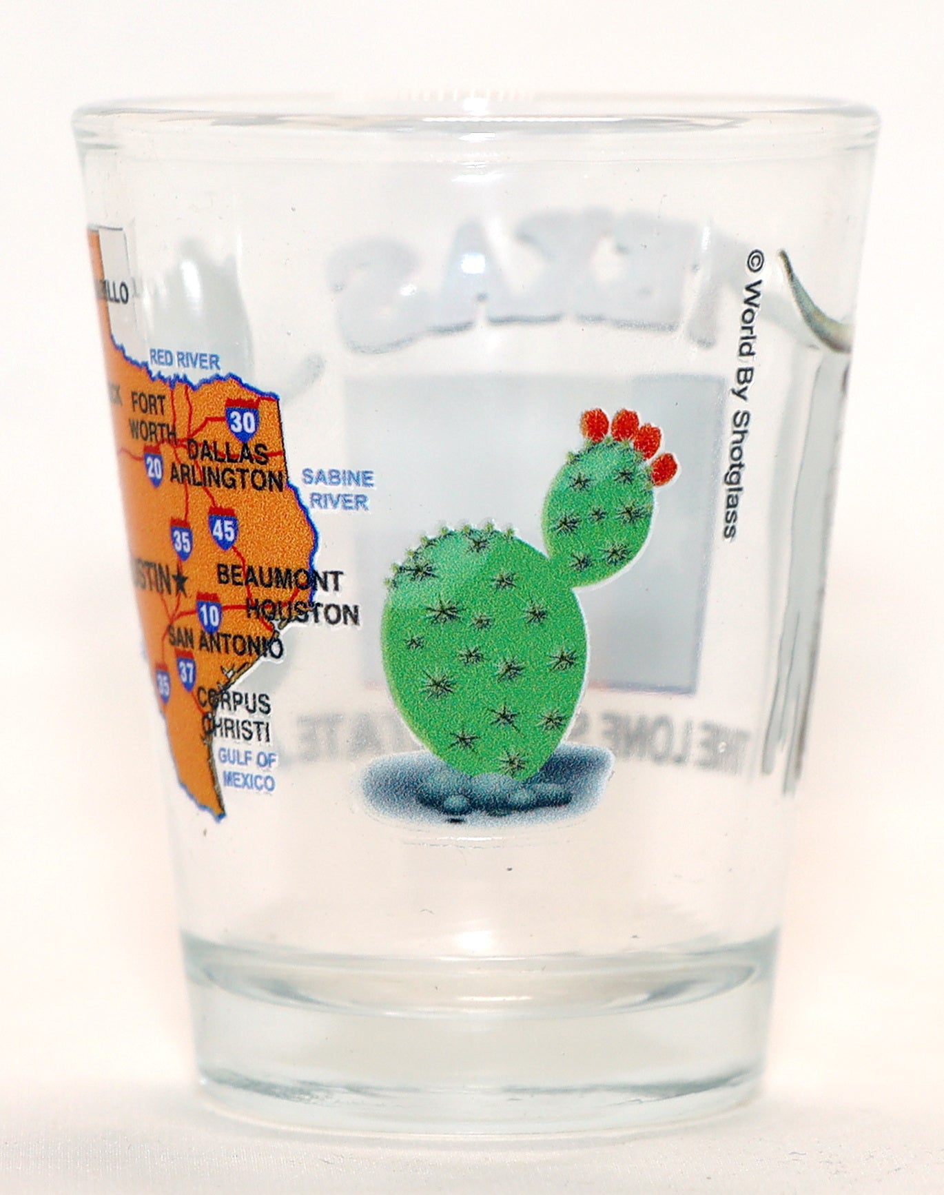 Texas The Lone Star State All-American Collection Shot Glass