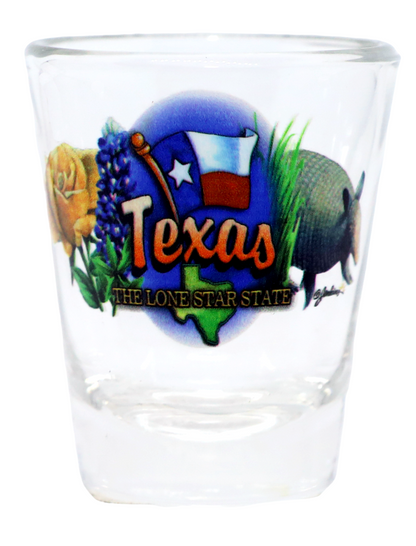 Texas United States USA Souvenir Boxed Shot Glass Set (Set of 6)