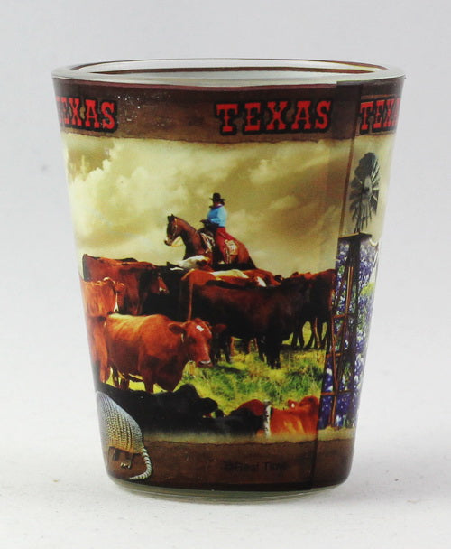 Texas State Collage Shot Glass rtp