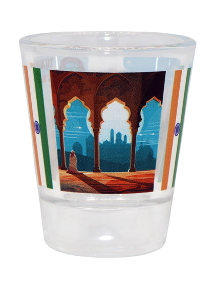 Taj Mahal Agra India Wonders of the World Collection Shot Glass