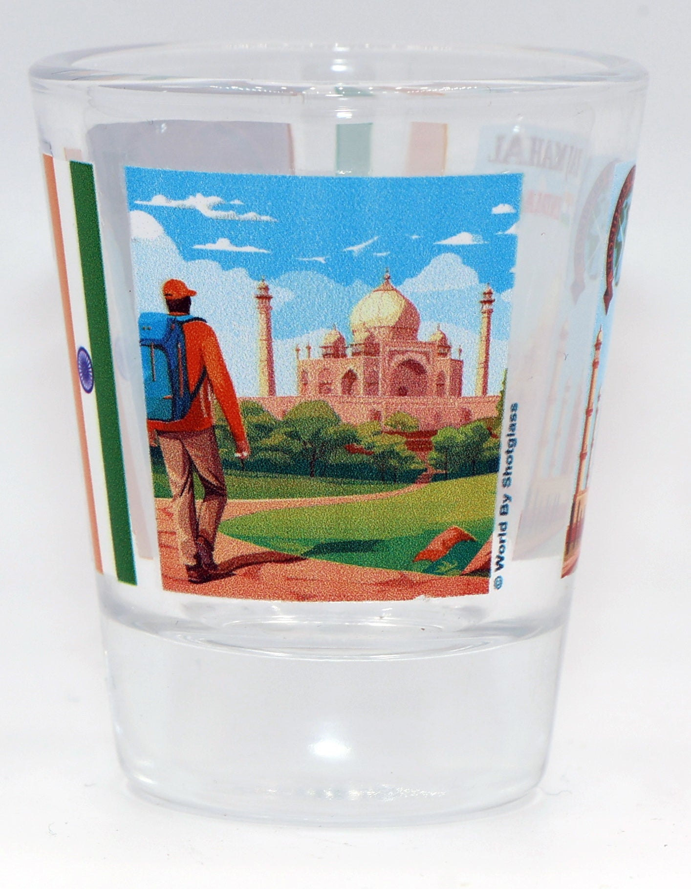 Taj Mahal Agra India Wonders of the World Collection Shot Glass
