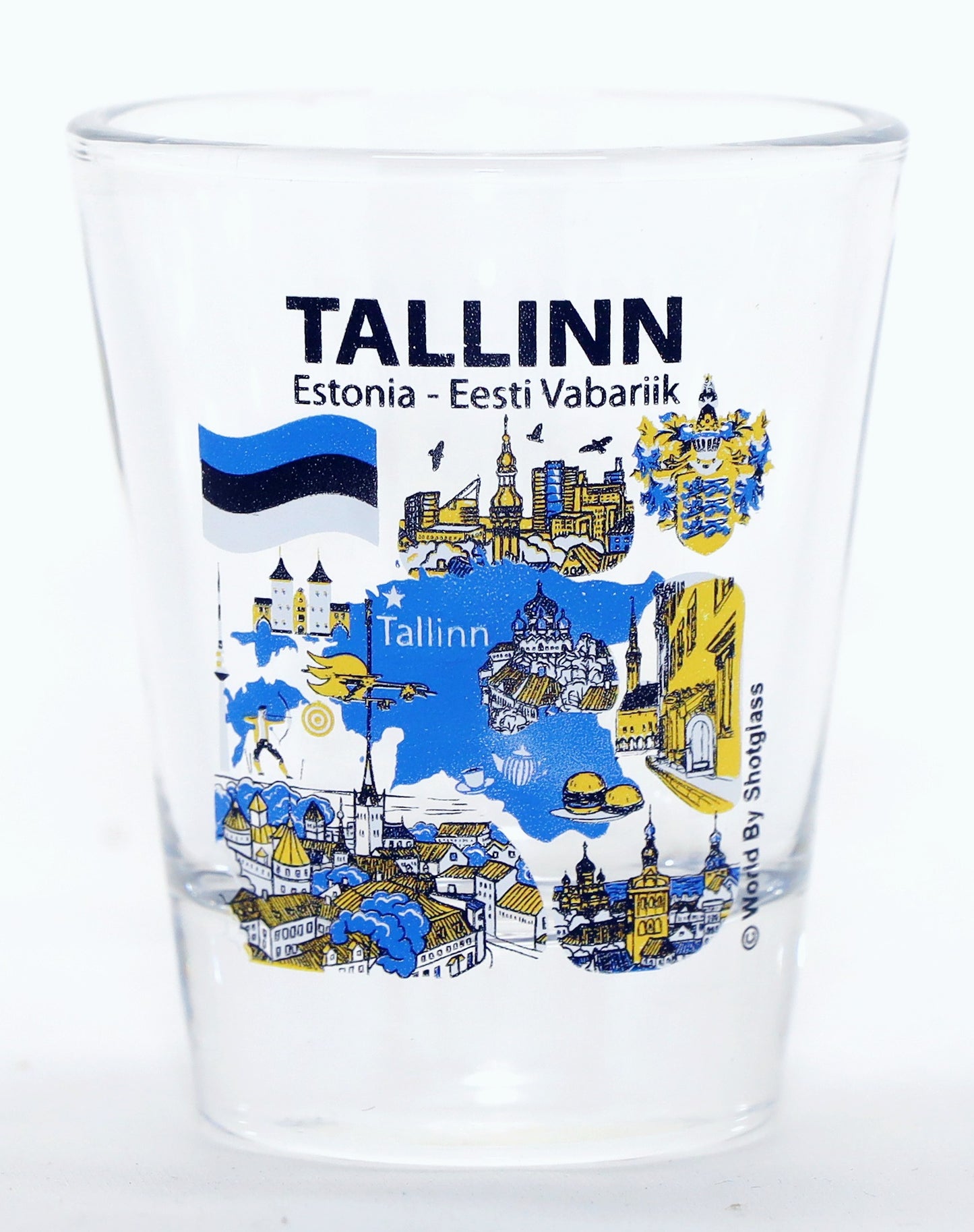 Estonia Souvenir Boxed Shot Glass Set (Set of 2)